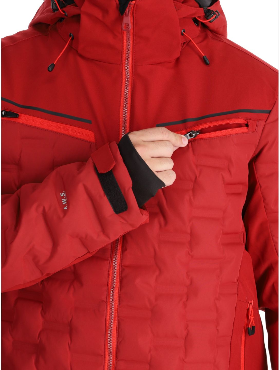 Icepeak, Emmet chaqueta de esquí hombres Cranberry rojo 