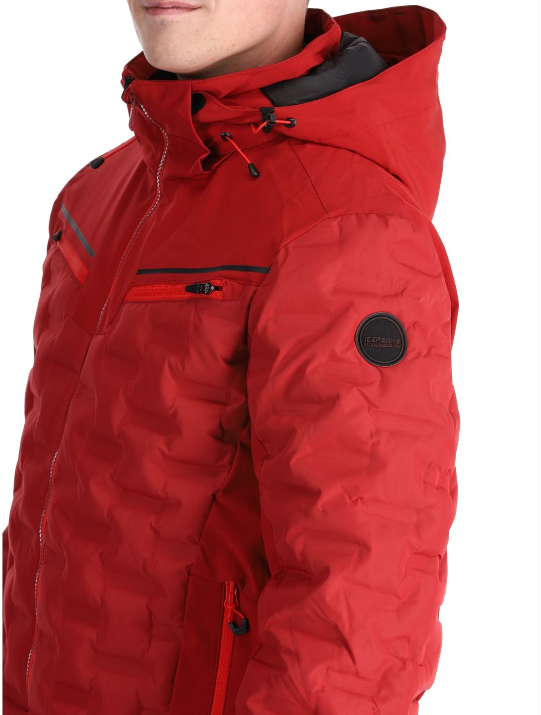 Icepeak, Emmet chaqueta de esquí hombres Cranberry rojo 