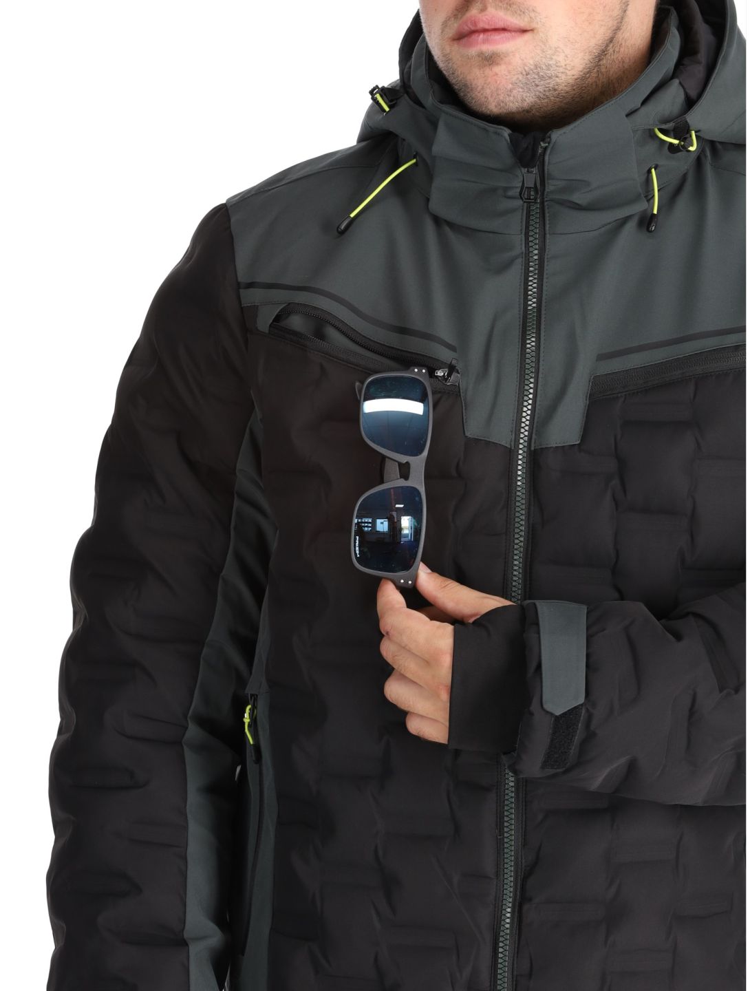 Icepeak, Emmet chaqueta de esquí hombres Dark Olive verde 