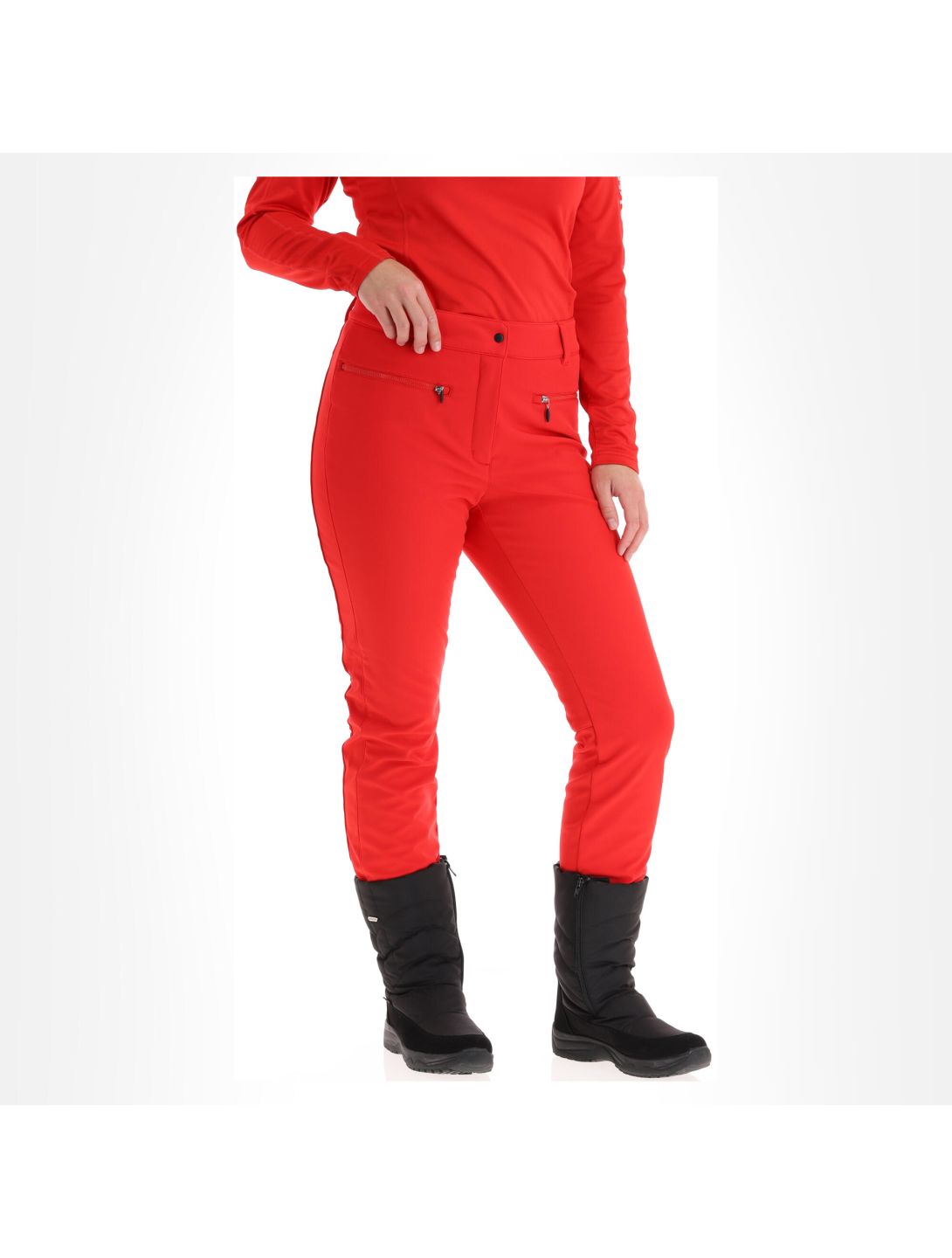 Icepeak, Enigma pantalones de esquí softshell mujeres classic rojo 