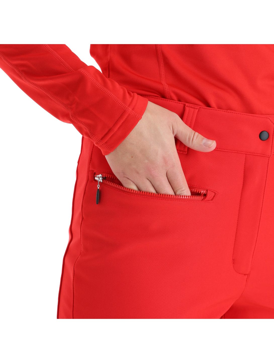 Icepeak, Enigma pantalones de esquí softshell mujeres classic rojo 