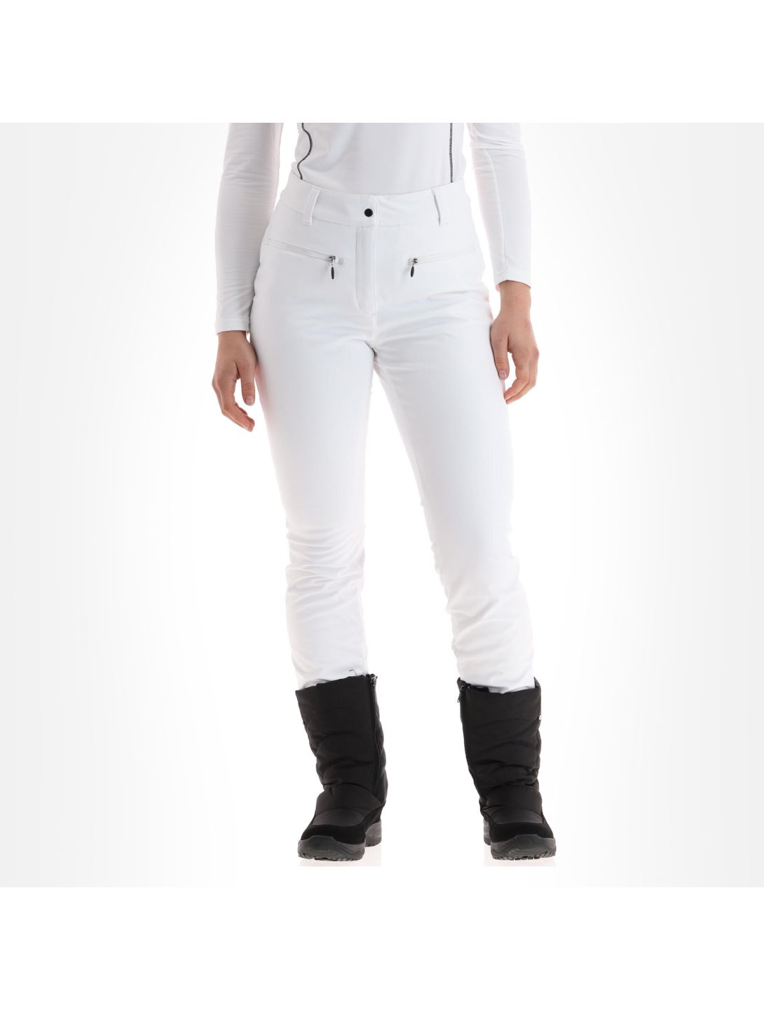 Icepeak, Enigma pantalones de esquí softshell mujeres optic blanco 