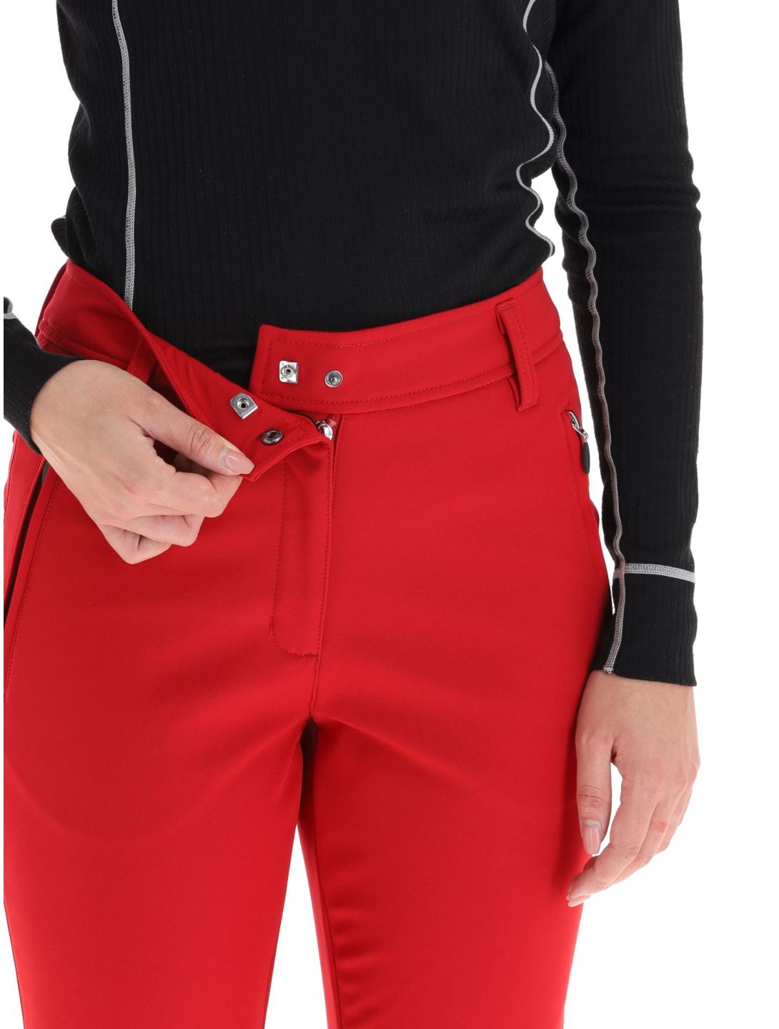 Icepeak, Entiat pantalones de esquí softshell mujeres Burgundy borgoña 