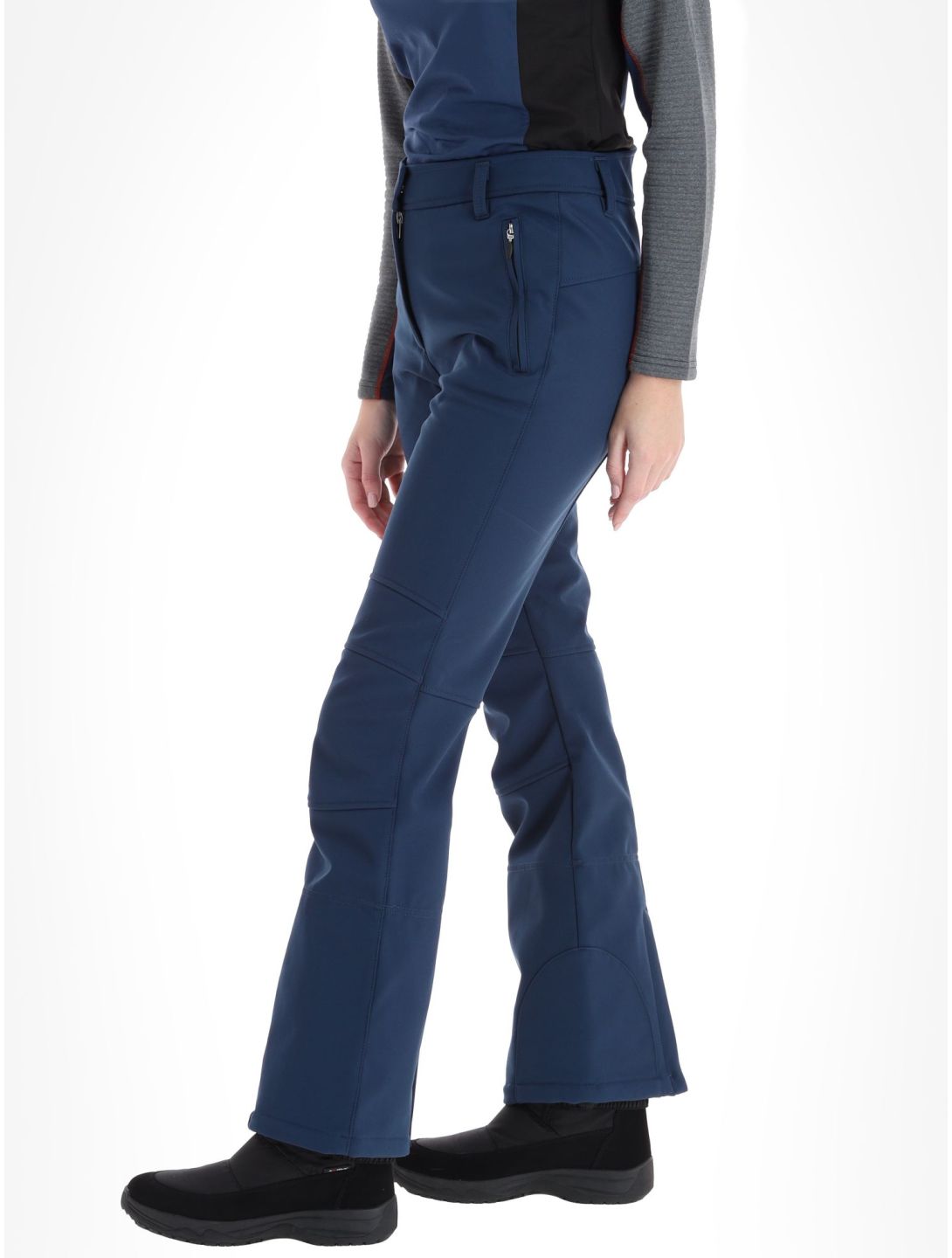 Icepeak, Entiat pantalones de esquí softshell mujeres Dark Blue azul 