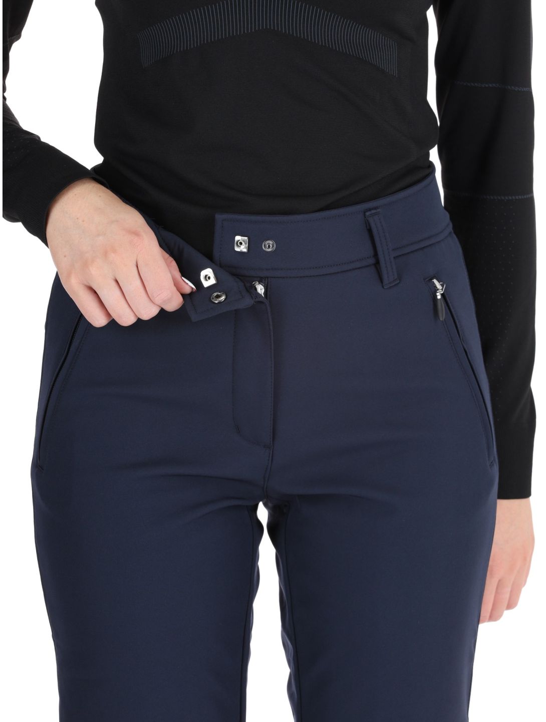 Icepeak, Entiat pantalones de esquí softshell mujeres Dark Blue azul 