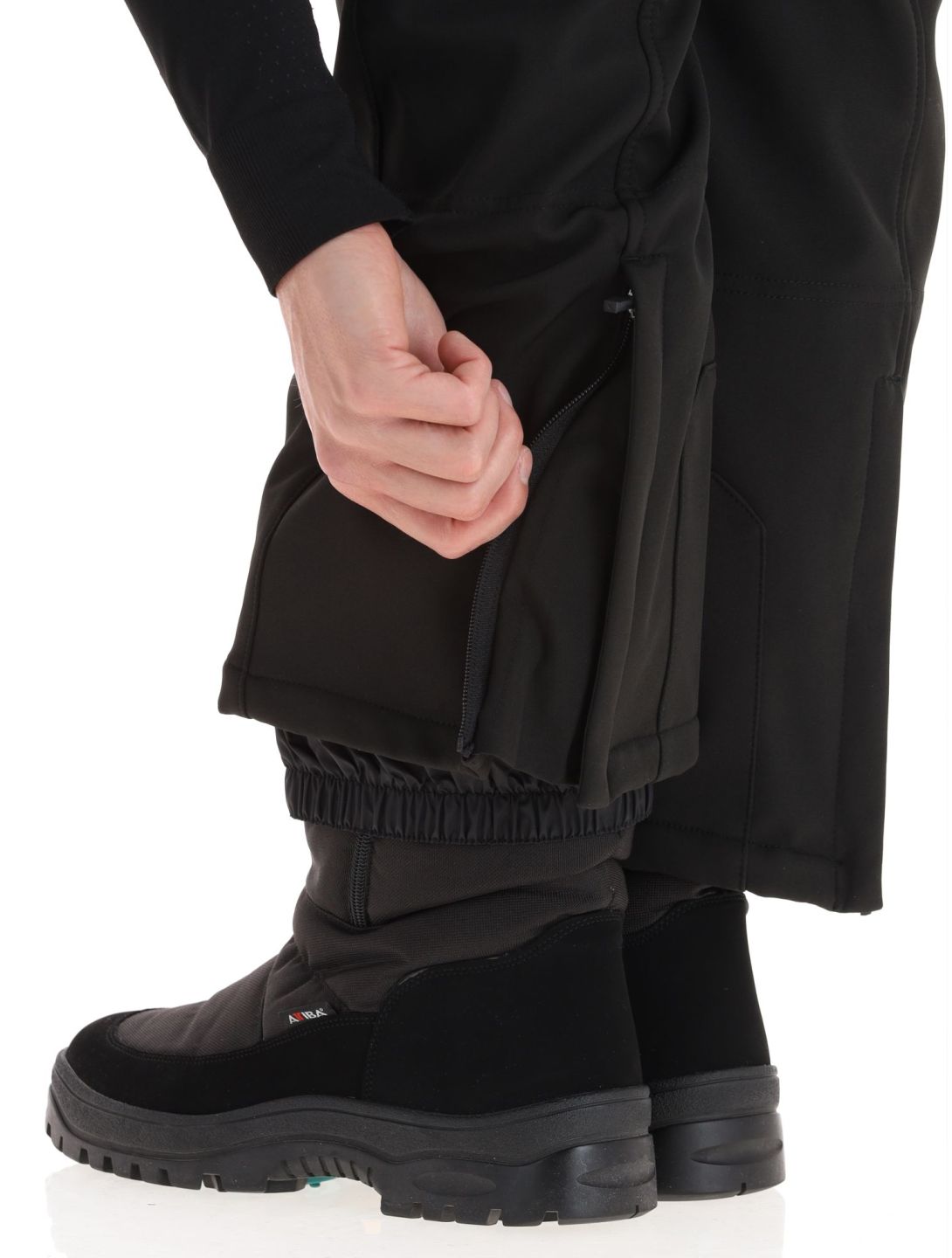 Icepeak, Erding pantalones de esquí softshell hombres Black Zilver 