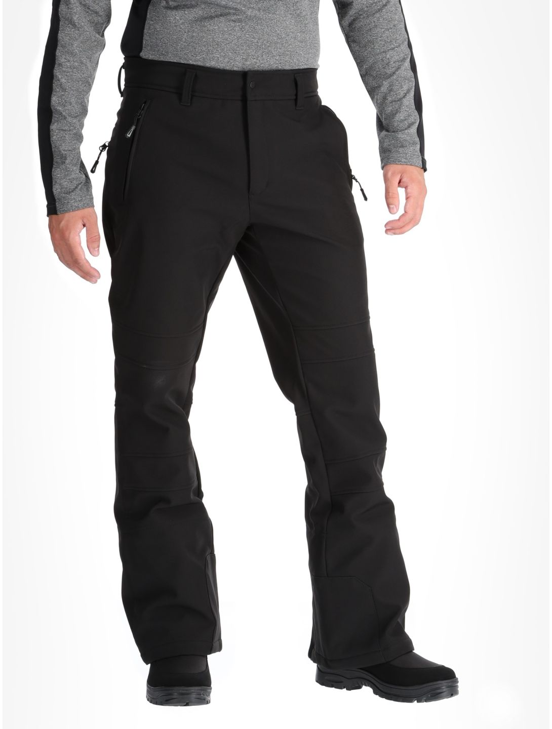 Icepeak, Erding pantalones de esquí softshell hombres Black negro 