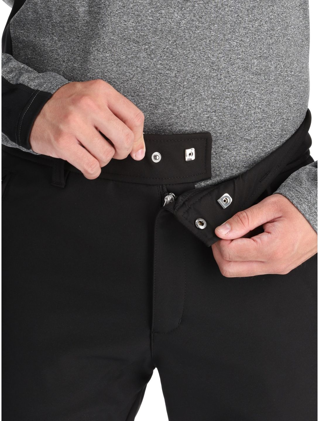 Icepeak, Erding pantalones de esquí softshell hombres Black negro 