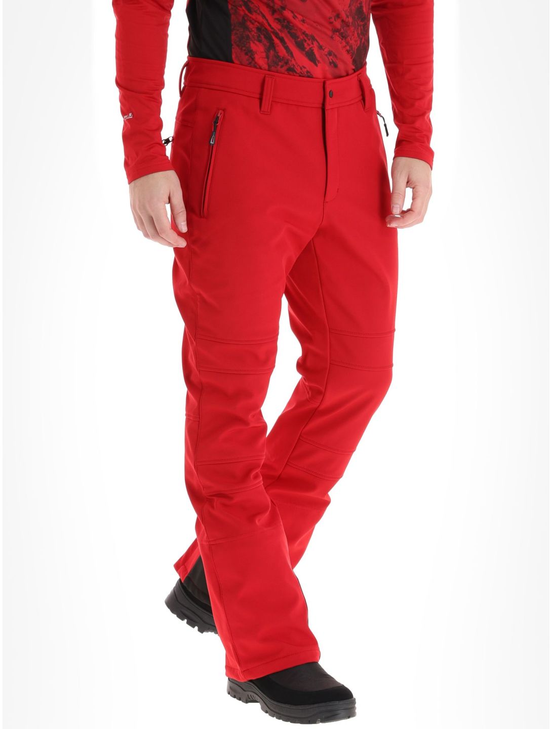 Icepeak, Erding pantalones de esquí softshell hombres Burgundy borgoña 