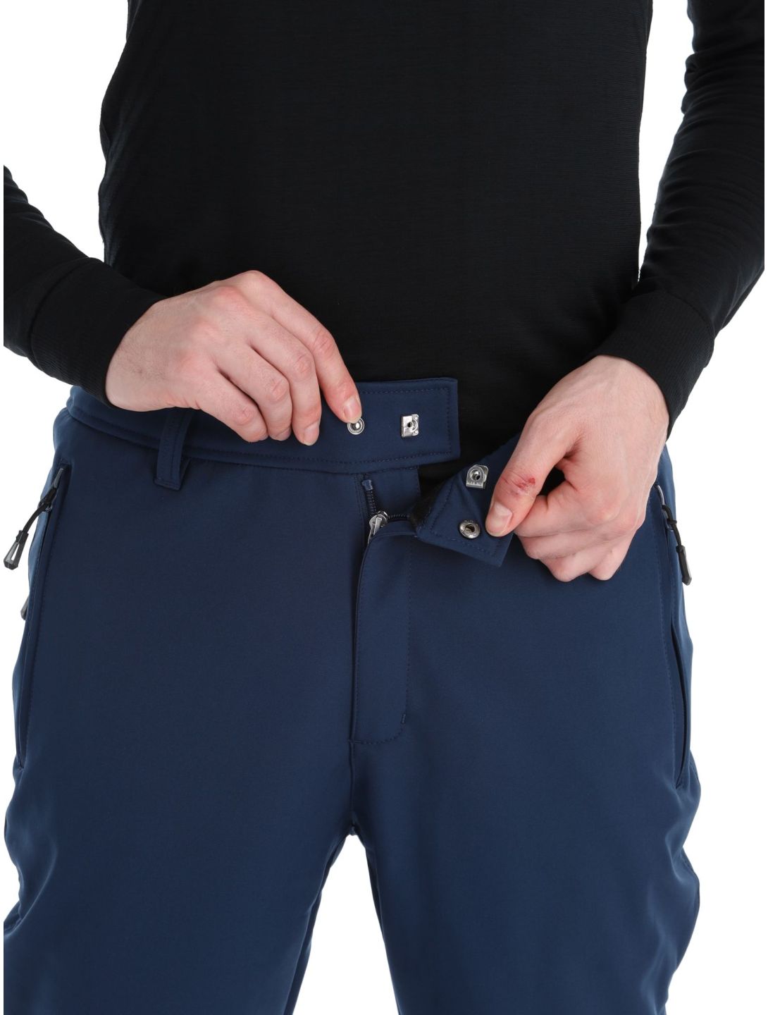 Icepeak, Erding pantalones de esquí softshell hombres Dark Blue azul 