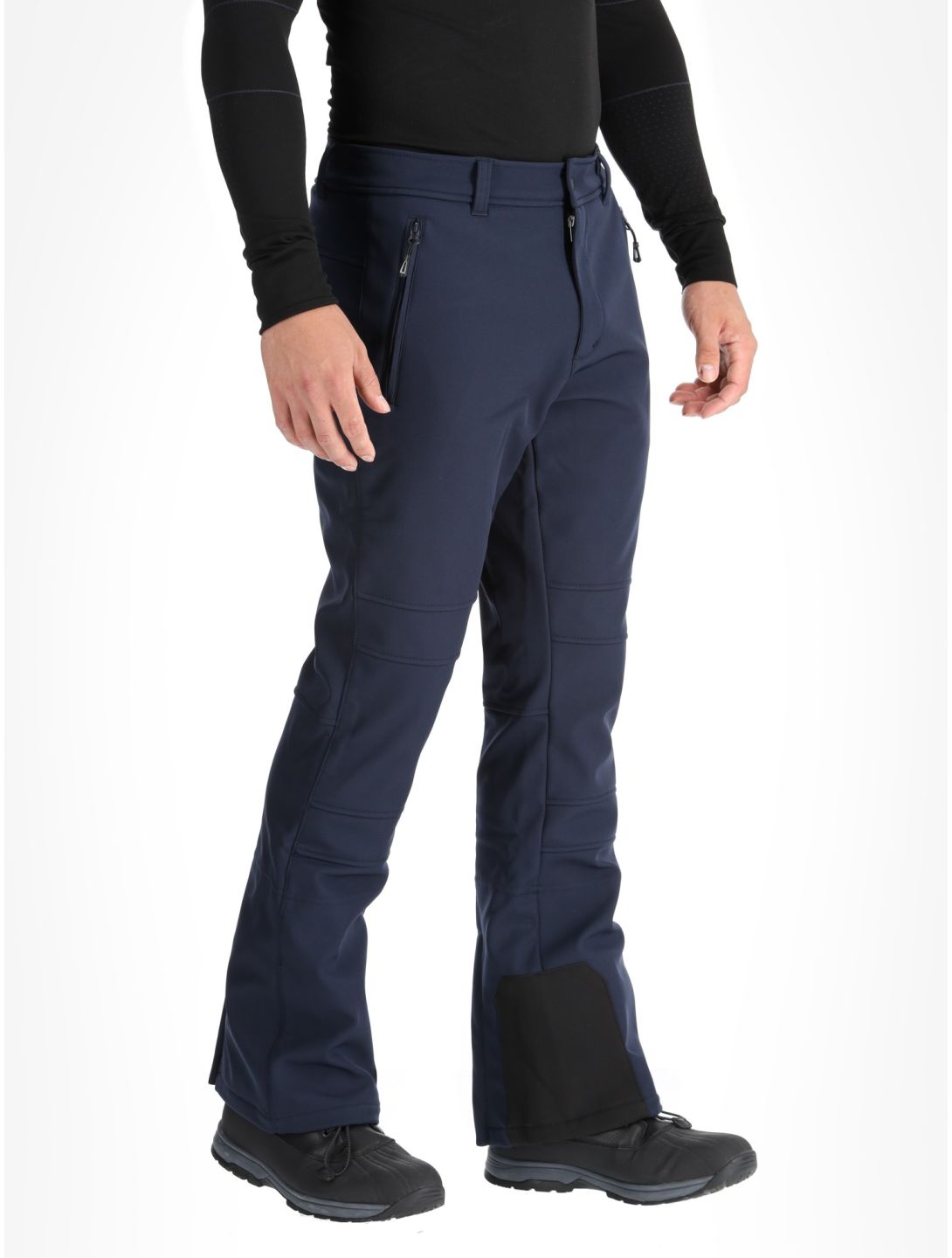 Icepeak, Erding pantalones de esquí softshell hombres Dark Blue azul 