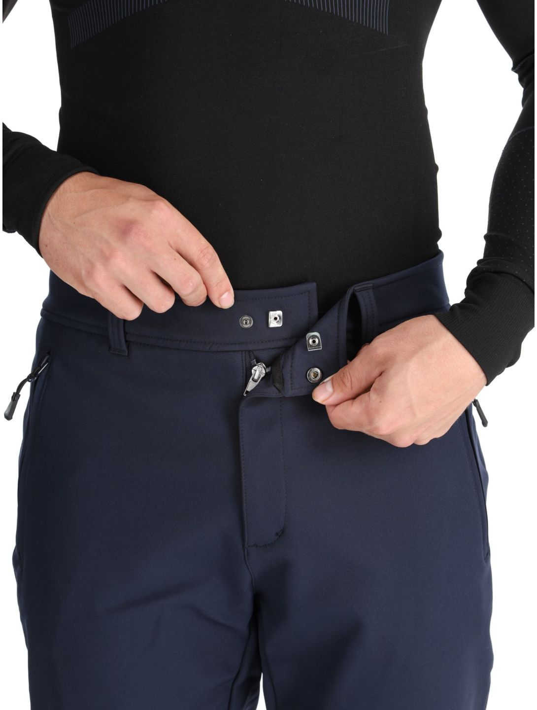 Icepeak, Erding pantalones de esquí softshell hombres Dark Blue azul 