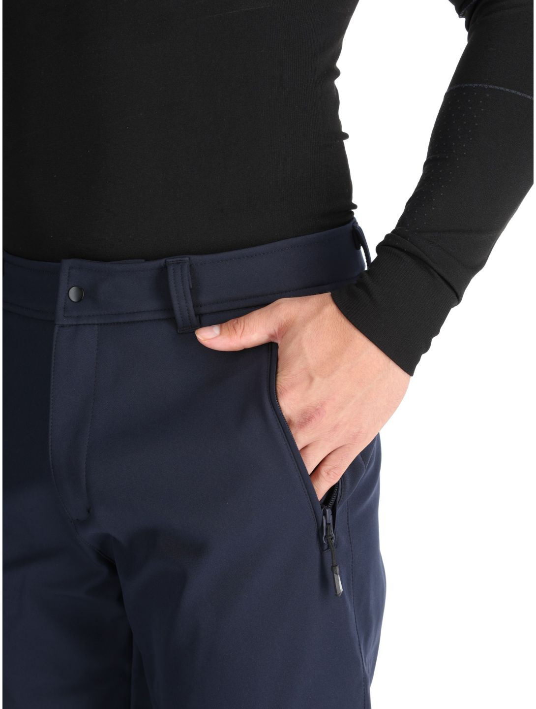 Icepeak, Erding pantalones de esquí softshell hombres Dark Blue azul 