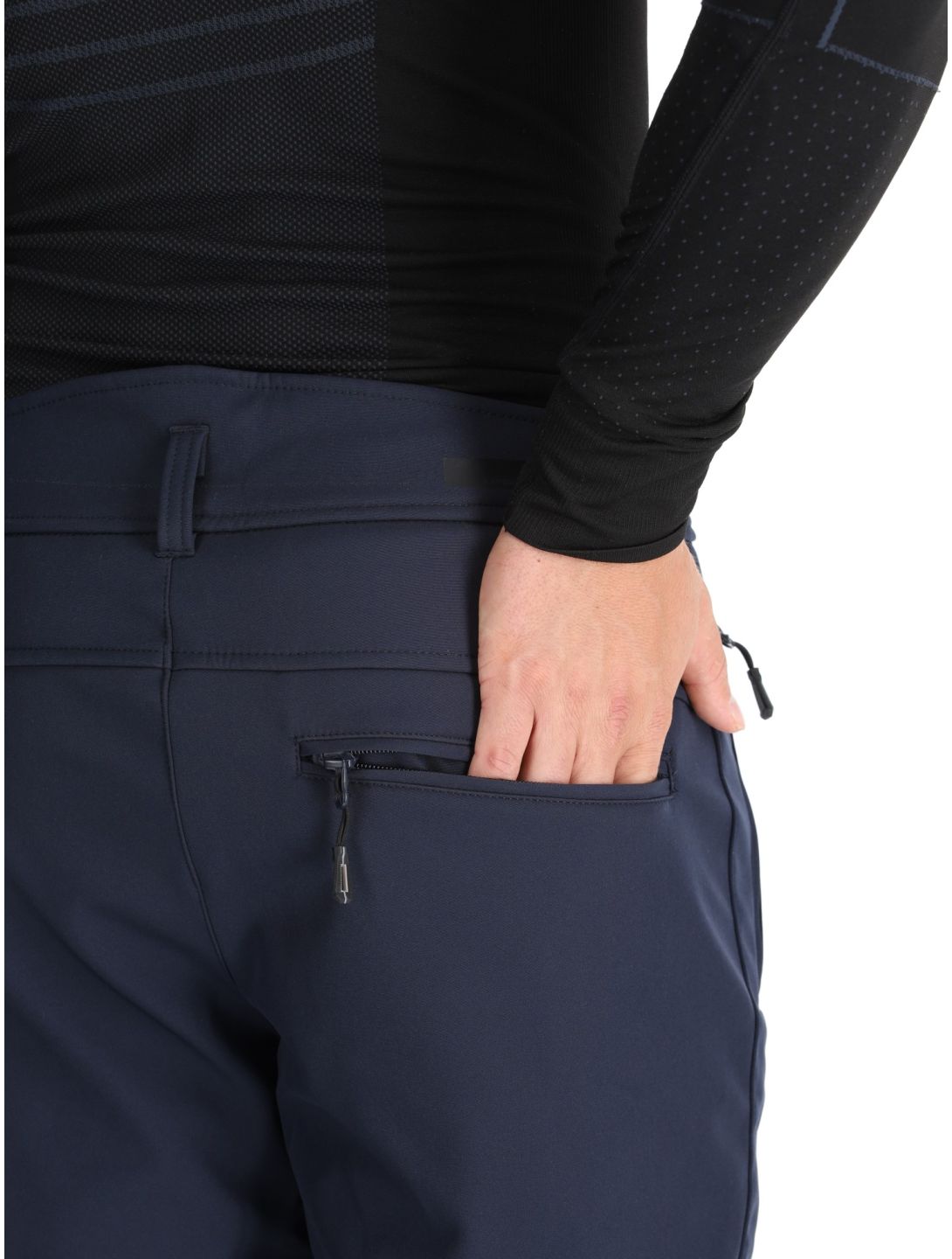 Icepeak, Erding pantalones de esquí softshell hombres Dark Blue azul 