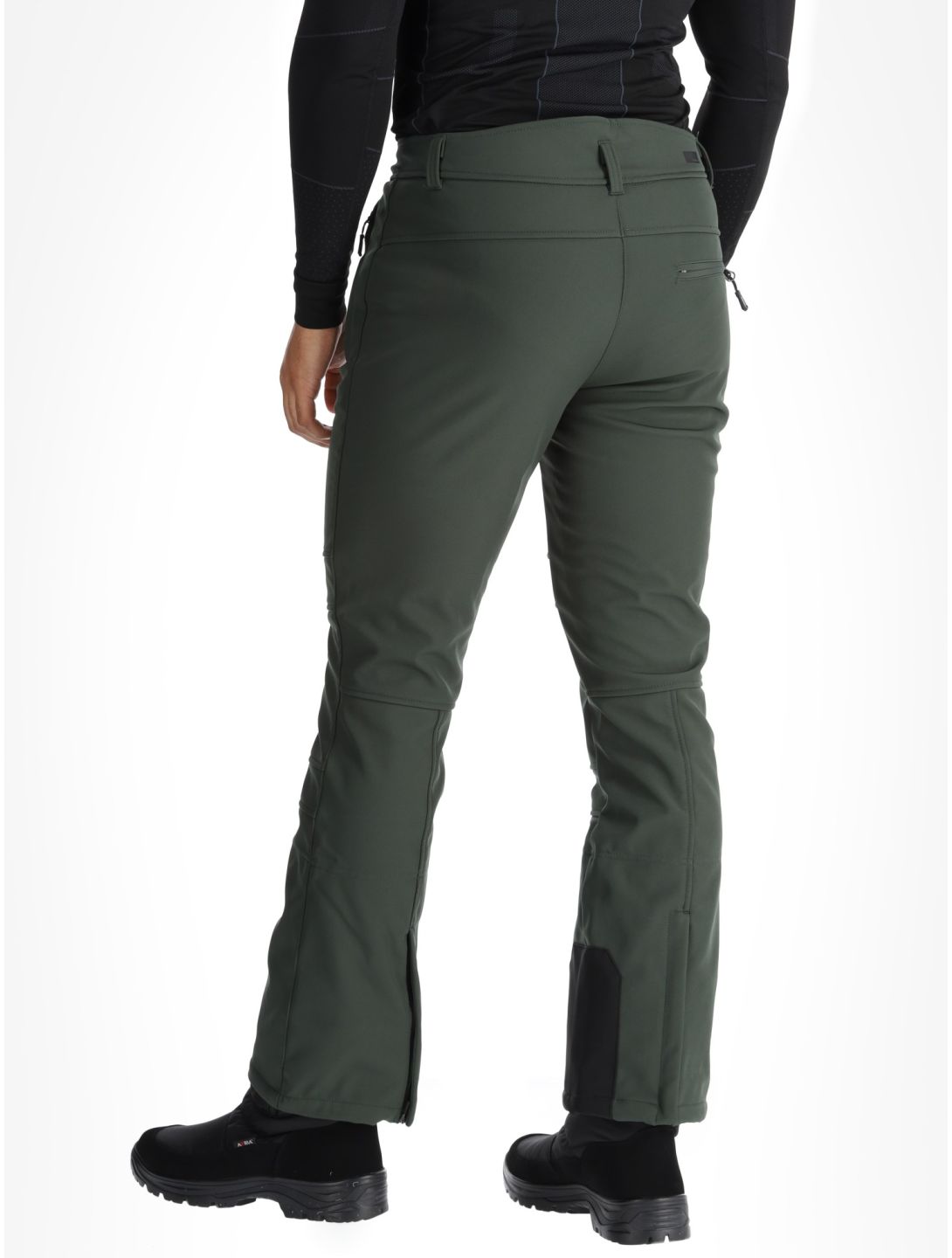 Icepeak, Erding pantalones de esquí softshell hombres Dark Olive verde 