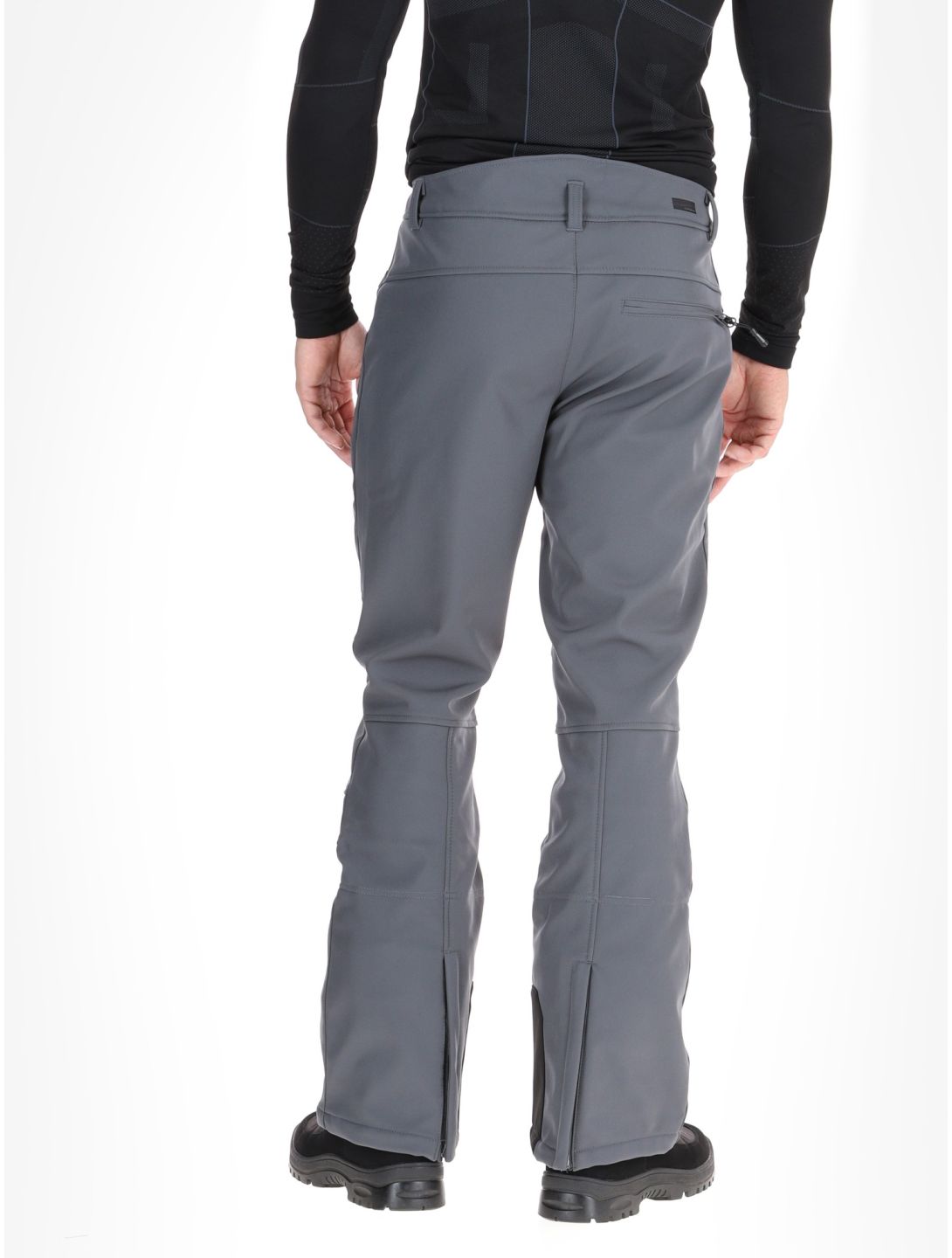 Icepeak, Erding pantalones de esquí softshell hombres Granite gris 