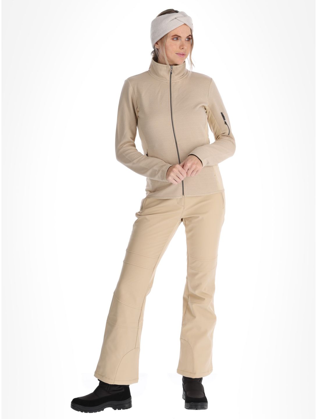 Icepeak, Ettenheim chaleco mujeres Beige beige 