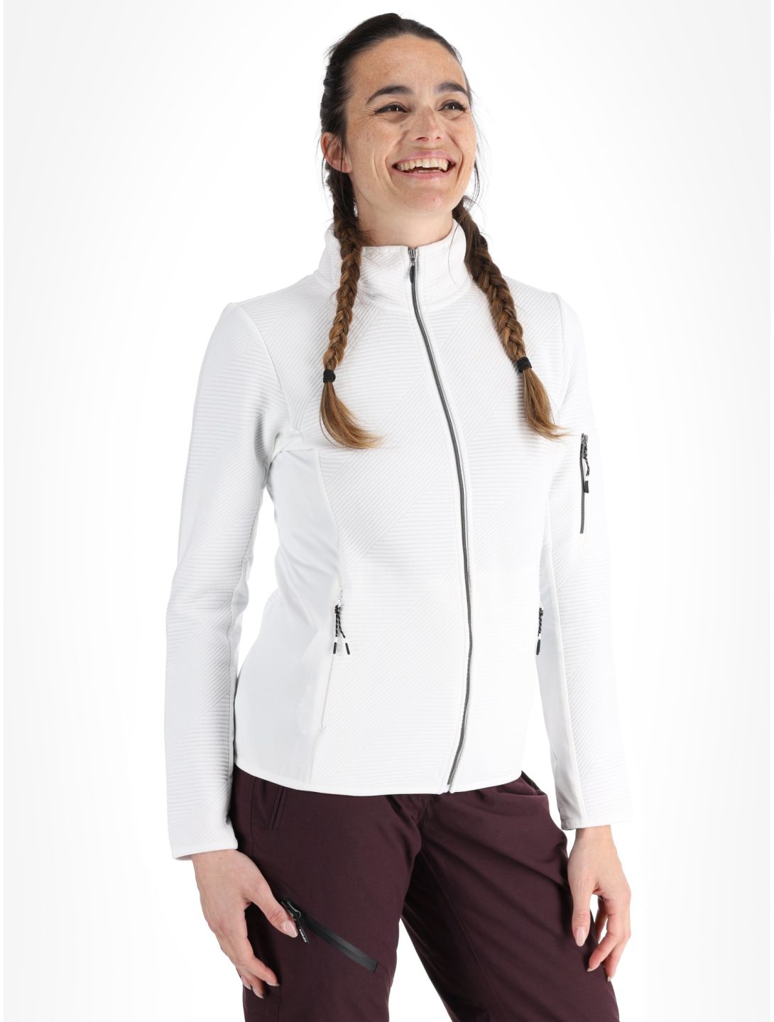 Icepeak, Ettenheim chaleco mujeres Optic White blanco 