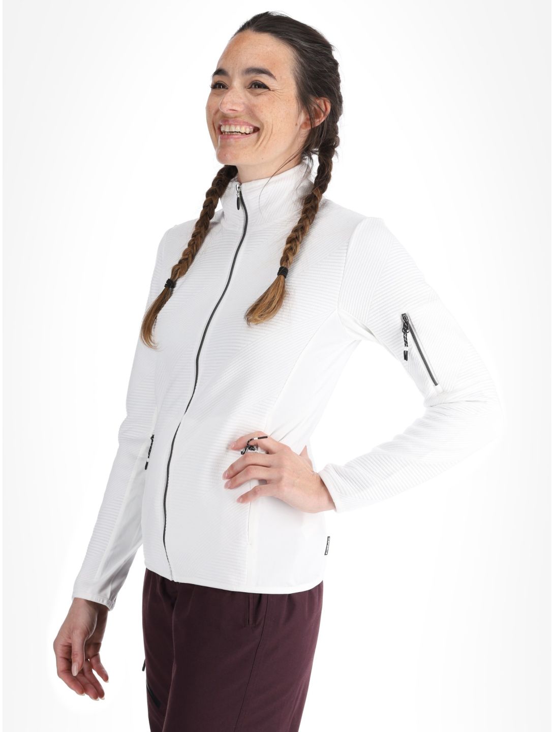 Icepeak, Ettenheim chaleco mujeres Optic White blanco 