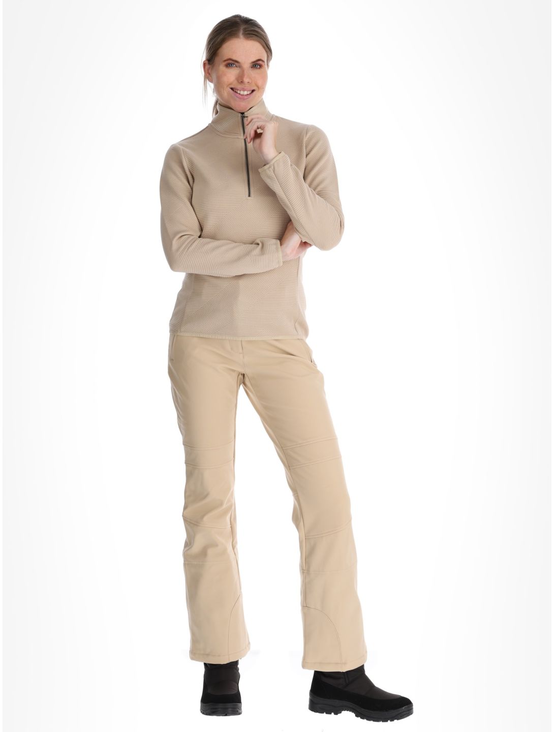 Icepeak, Evansdale jersey mujeres Beige beige 