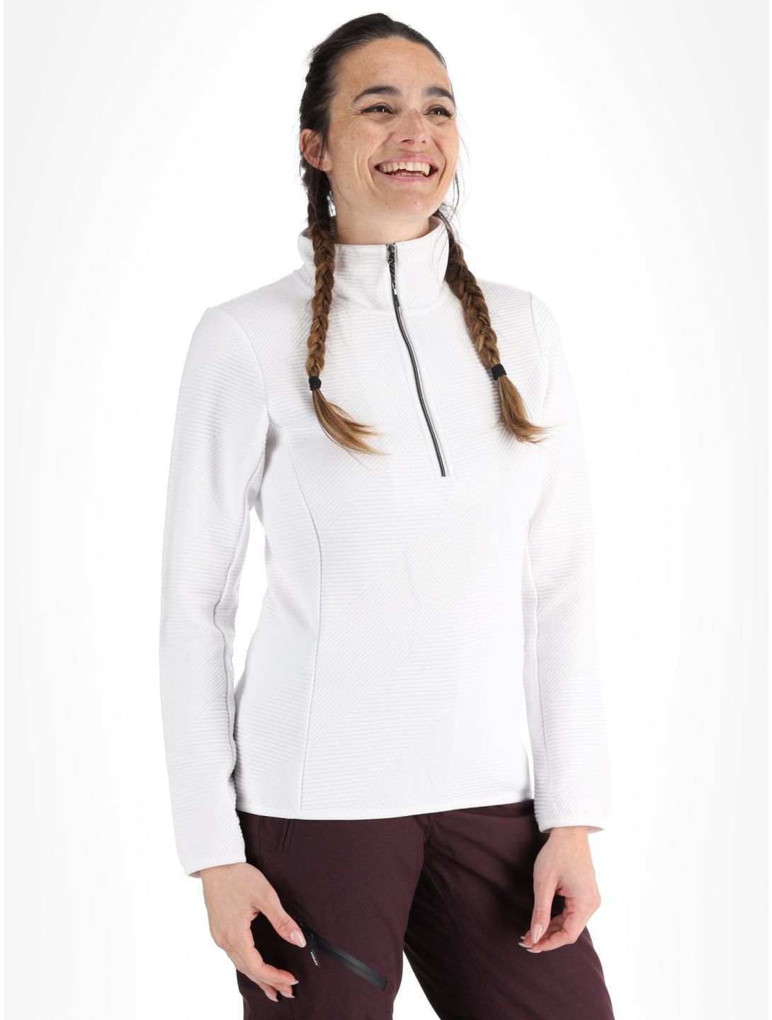 Icepeak, Evansdale jersey mujeres Optic White blanco 