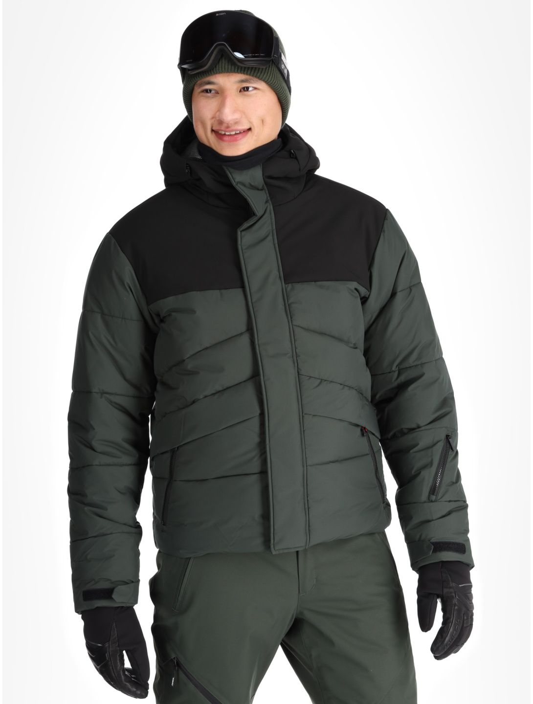 Icepeak, Evarts chaqueta de esquí hombres Dark Olive verde 