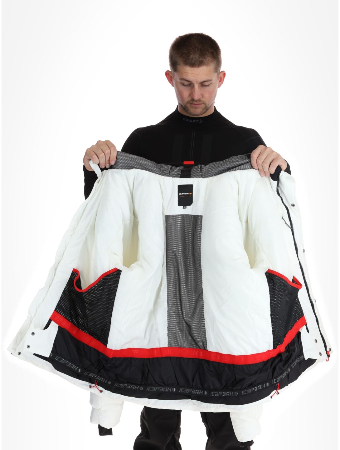 Icepeak, Evarts chaqueta de esquí hombres Natural White blanco 