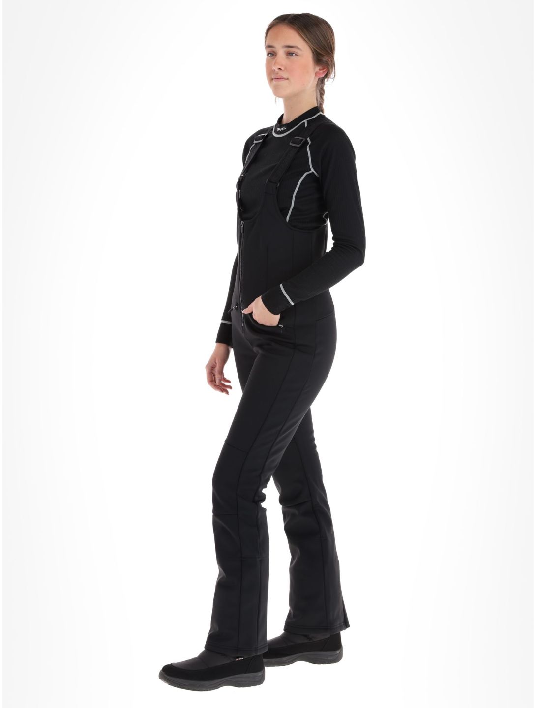 Icepeak, Exira pantalones de esquí softshell mujeres Black negro 