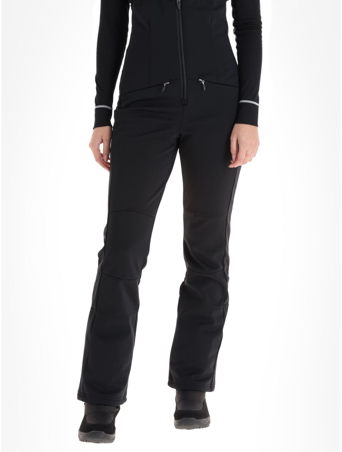 Icepeak, Exira pantalones de esquí softshell mujeres Black negro 