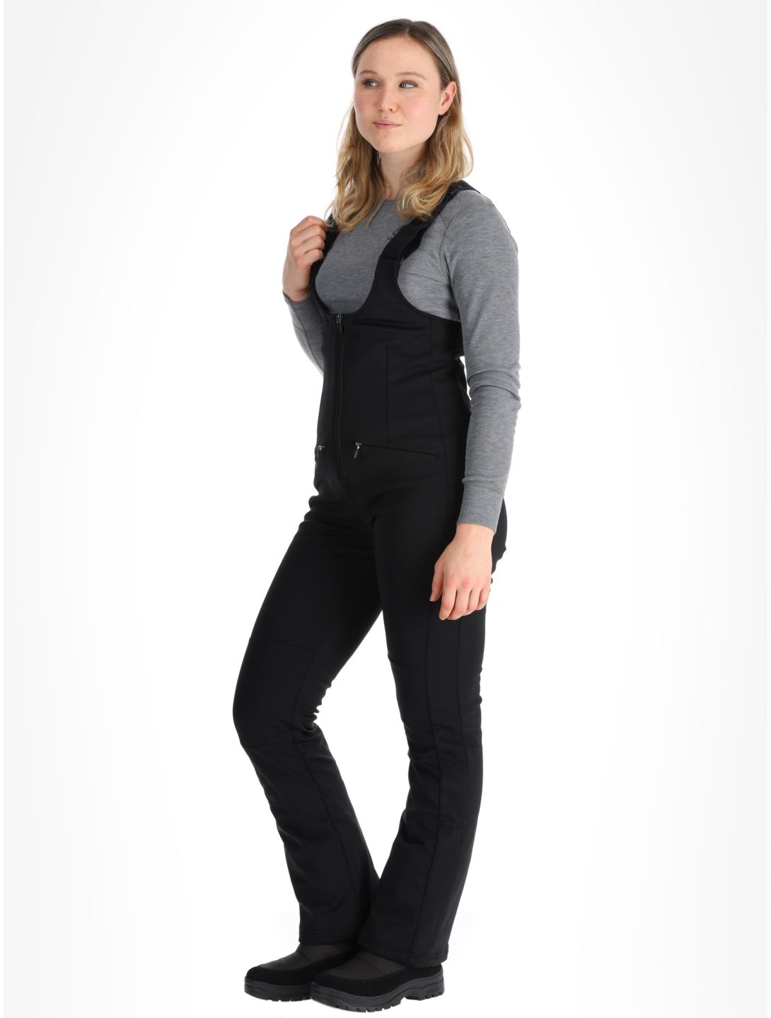 Icepeak, Exira pantalones de esquí softshell mujeres Black negro 