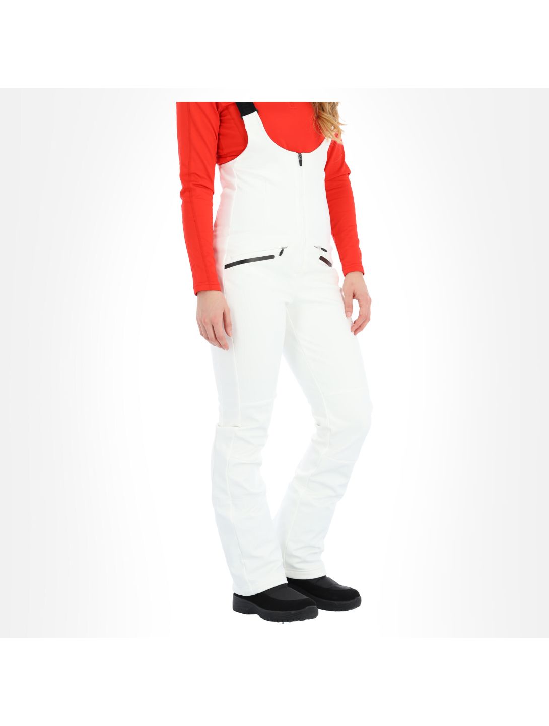 Icepeak, Exira pantalones de esquí softshell slim fit mujeres optical blanco