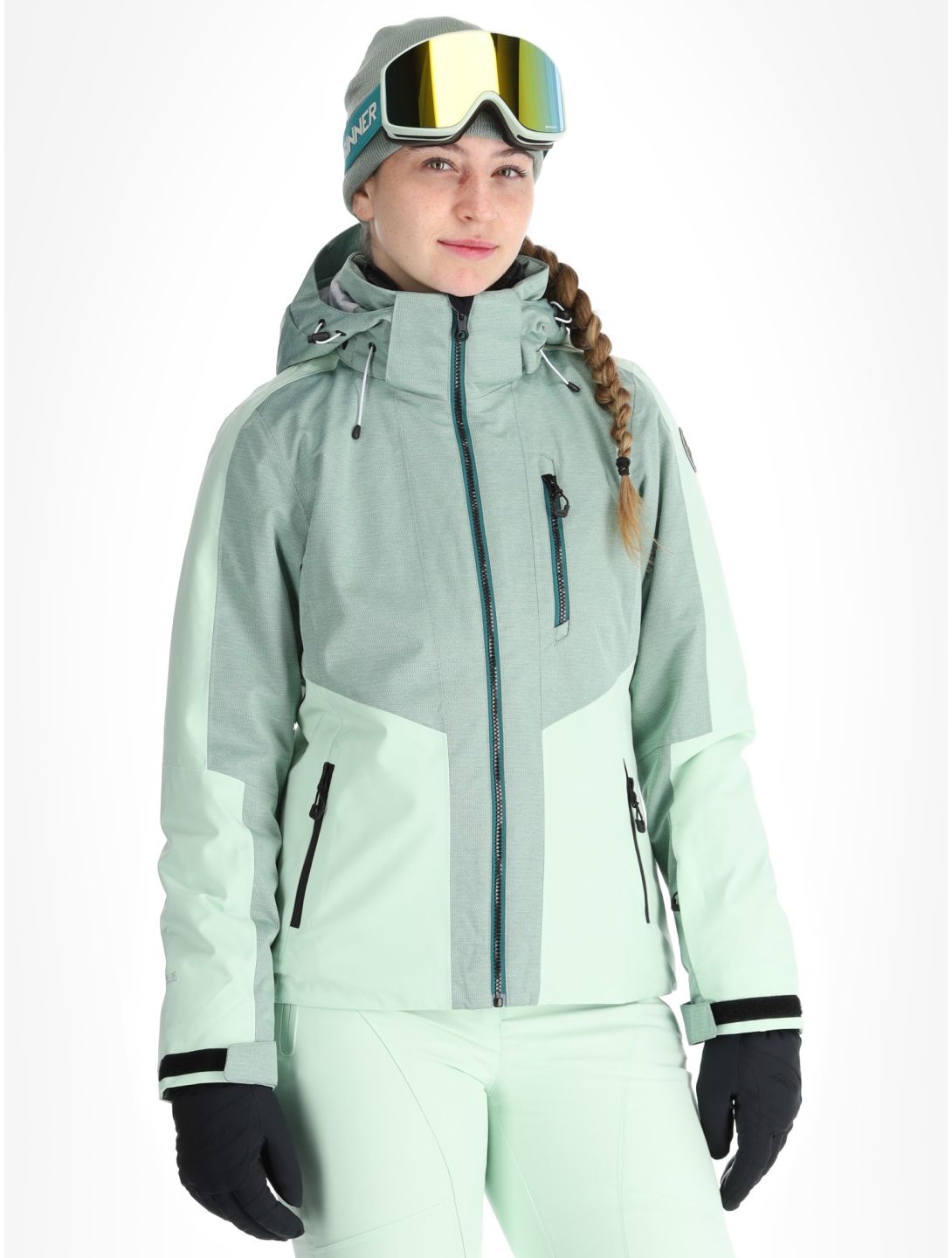 Icepeak, Faenza chaqueta de esquí mujeres Aloe verde 