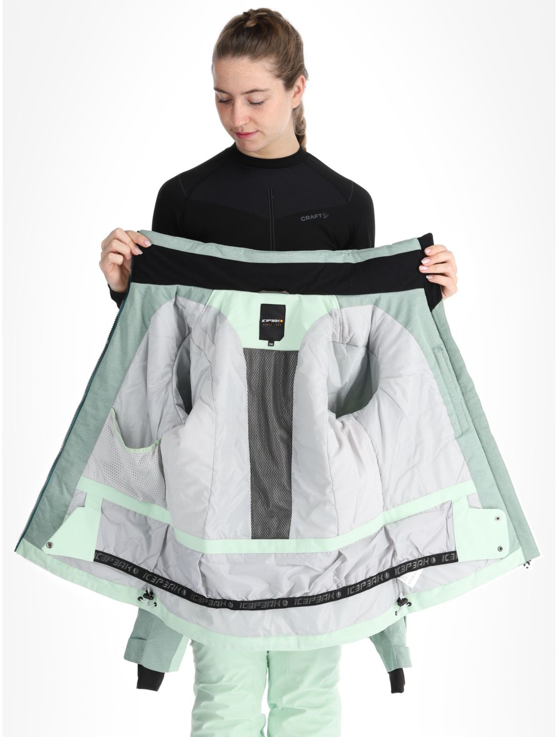 Icepeak, Faenza chaqueta de esquí mujeres Aloe verde 