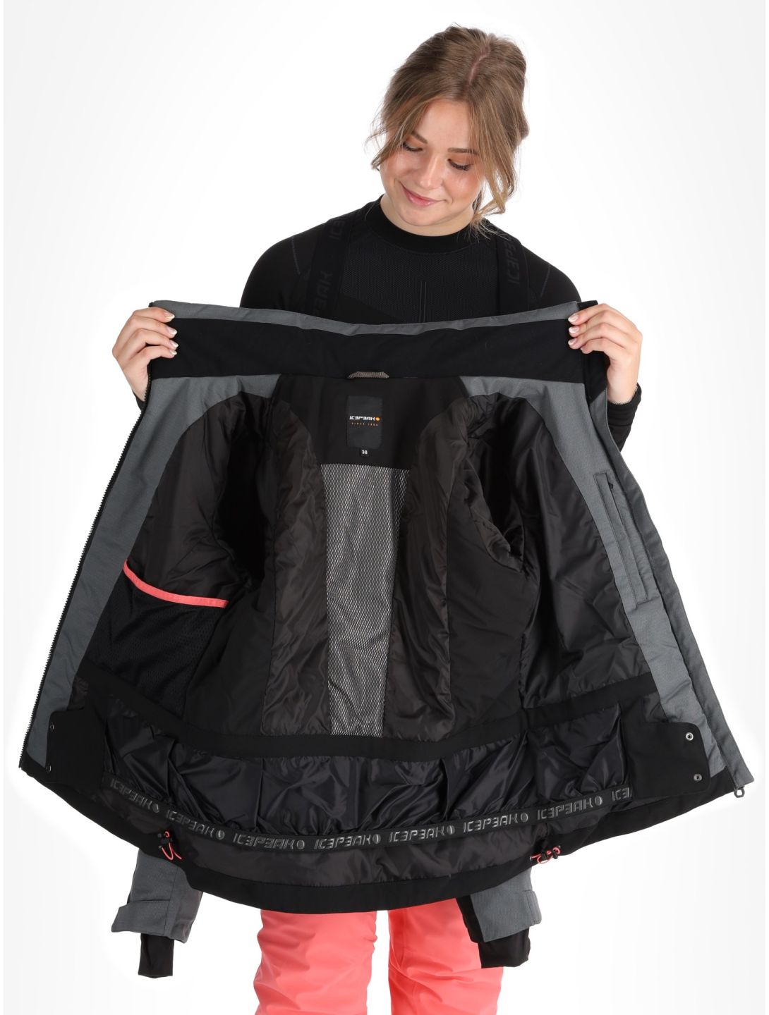 Icepeak, Faenza chaqueta de esquí mujeres Black negro 