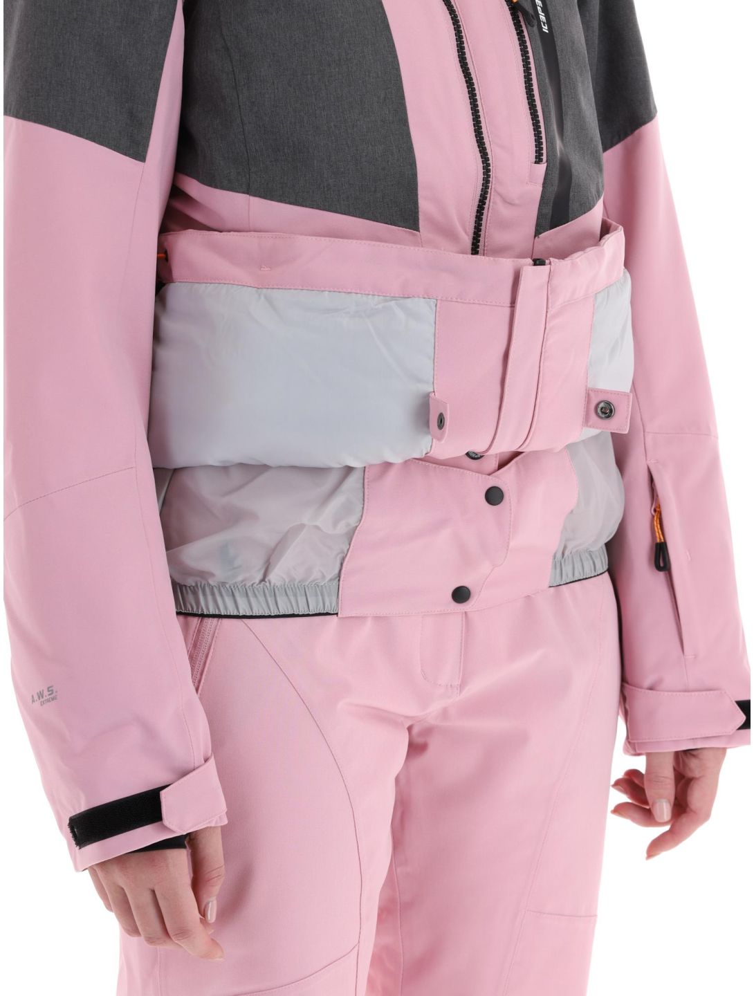 Icepeak, Faenza chaqueta de esquí mujeres Lavender gris, rosa 