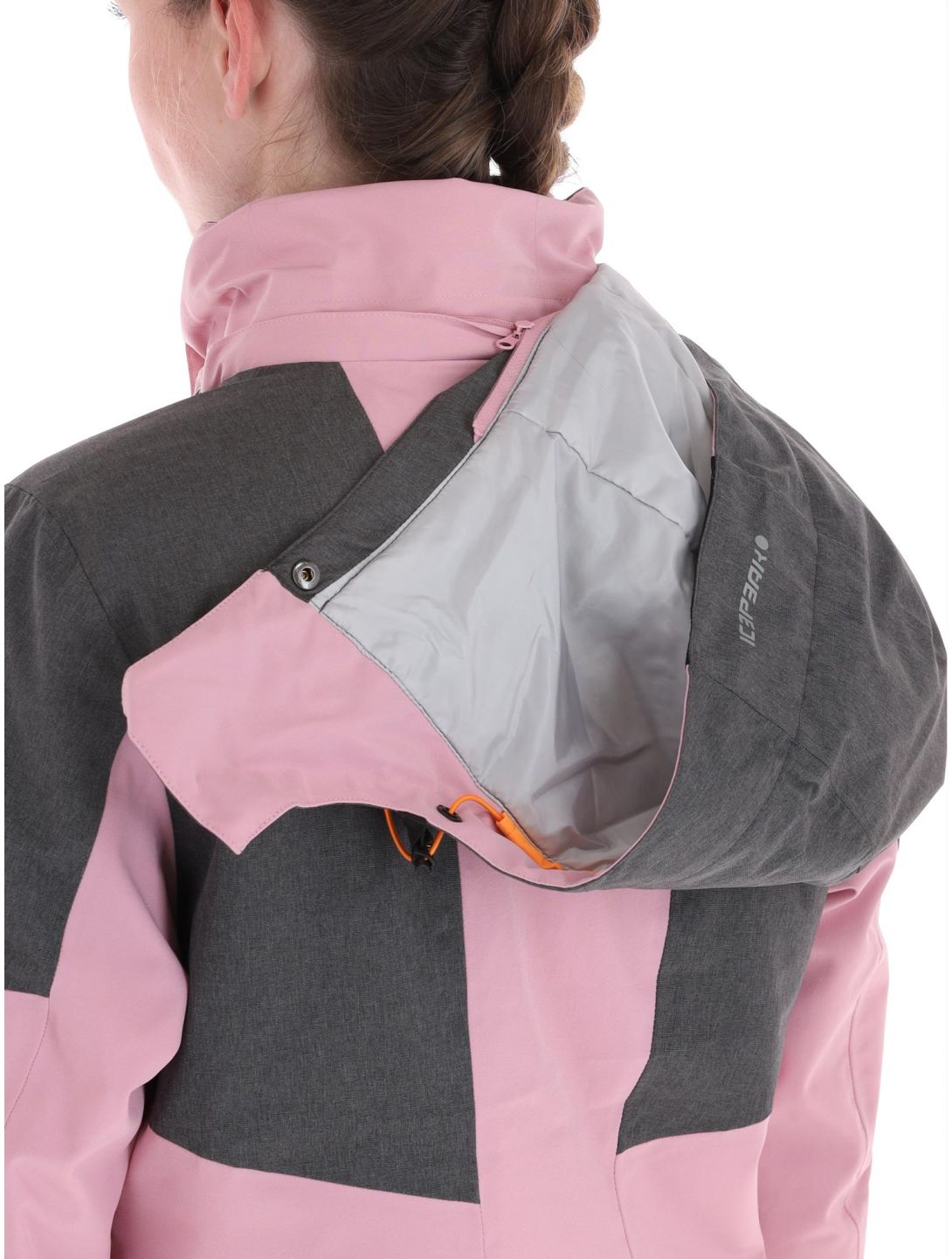 Icepeak, Faenza chaqueta de esquí mujeres Lavender gris, rosa 