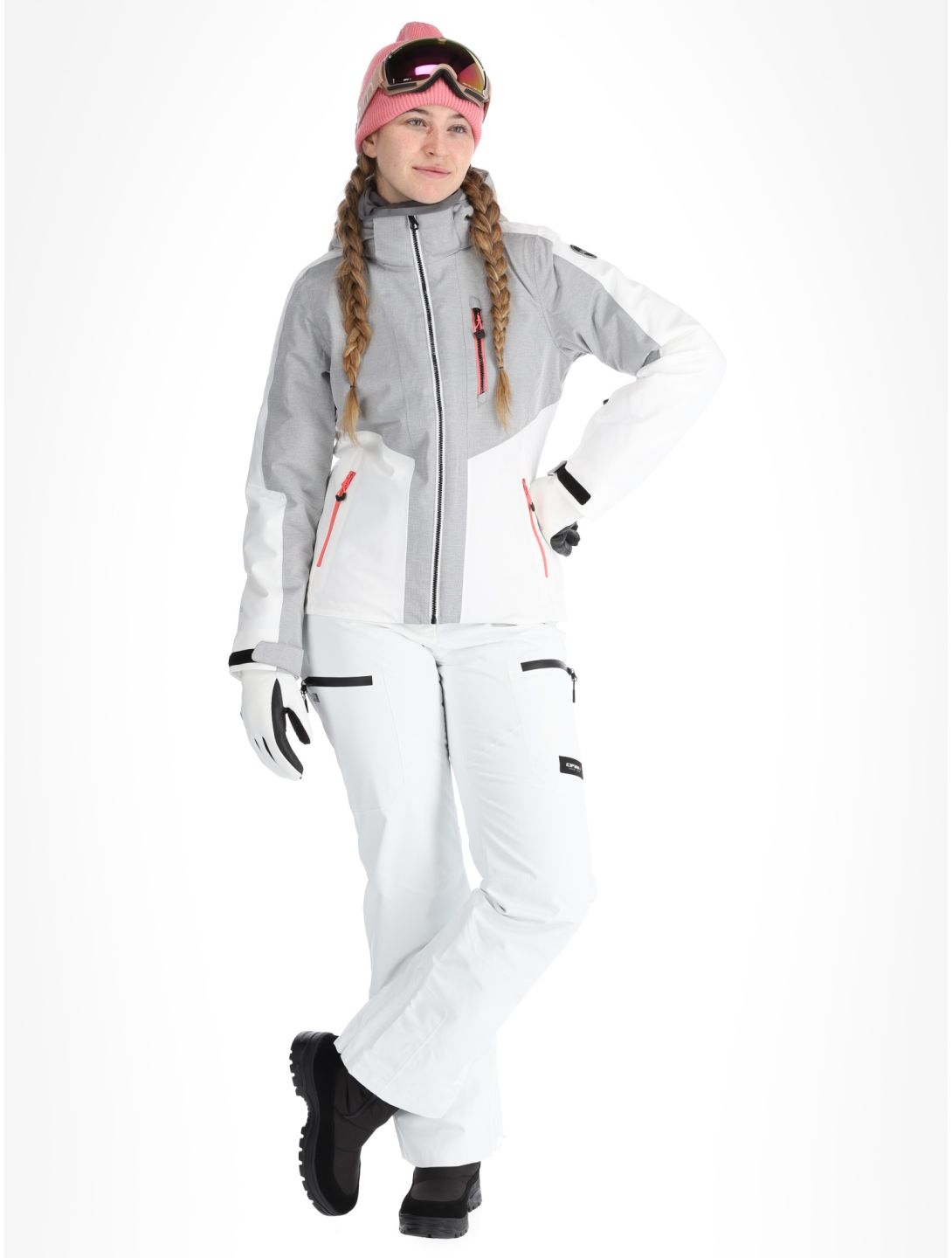 Icepeak, Faenza chaqueta de esquí mujeres Optic White blanco 