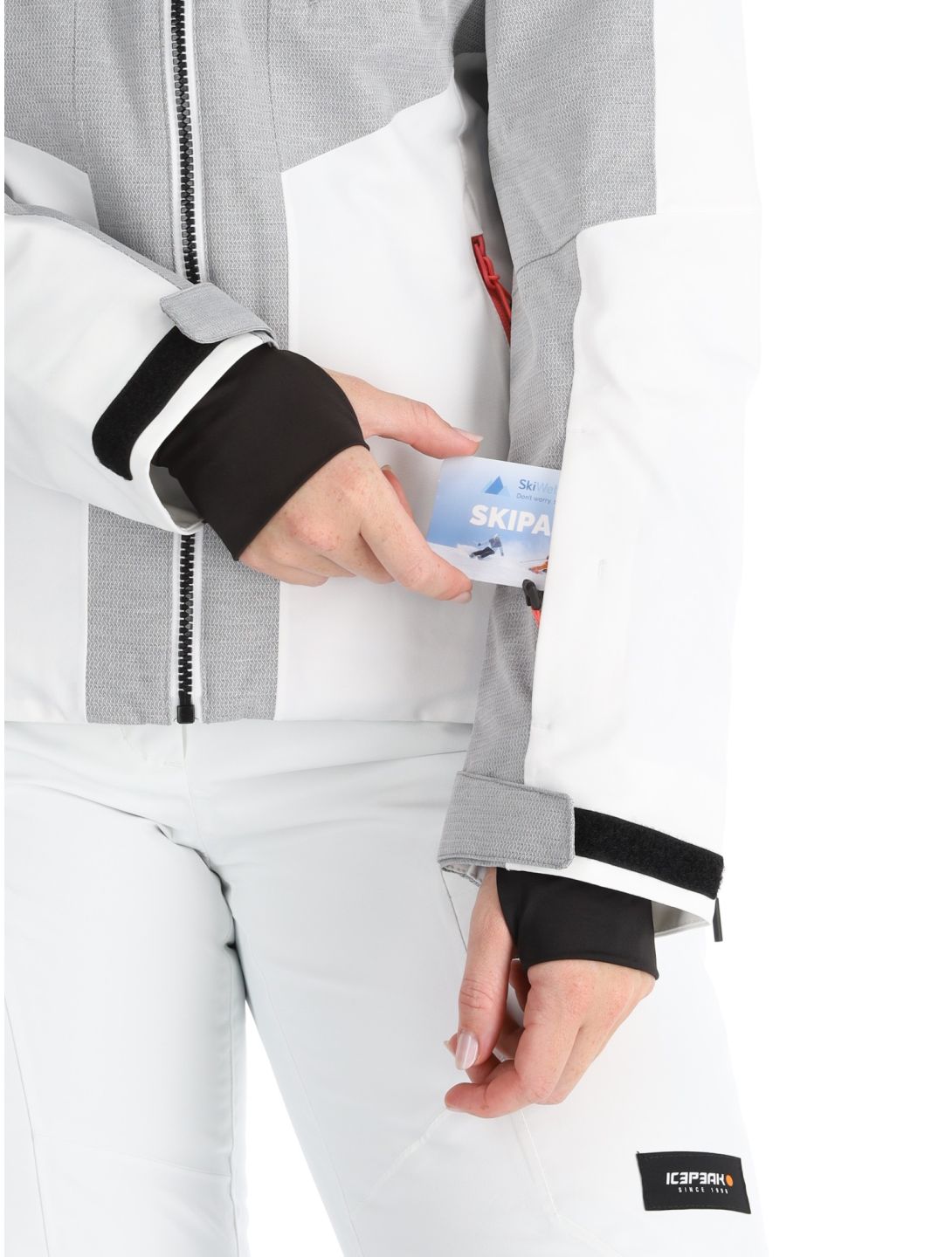 Icepeak, Faenza chaqueta de esquí mujeres Optic White blanco 