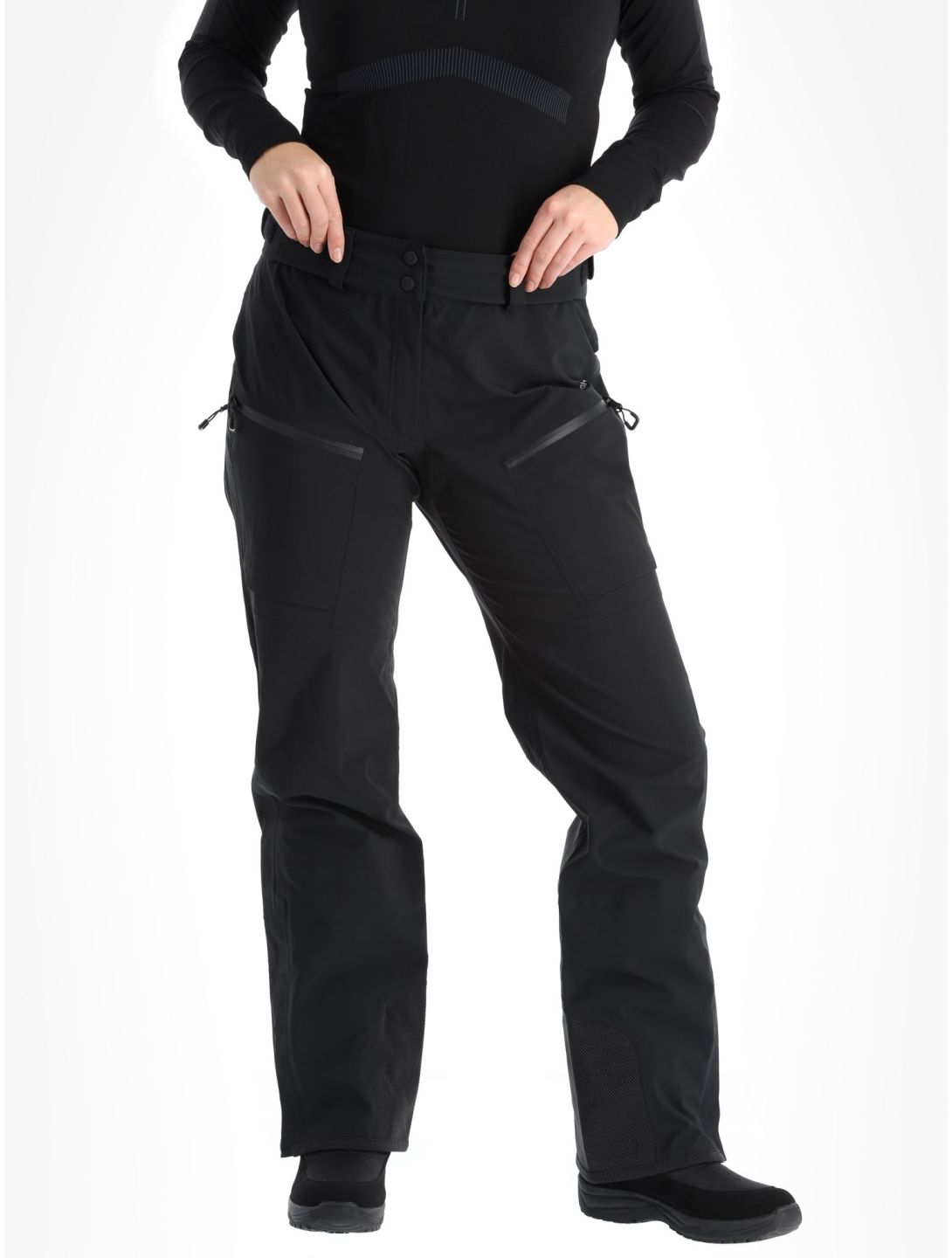 Icepeak, Fairborn pantalones de esquí hardshell mujeres Black negro 