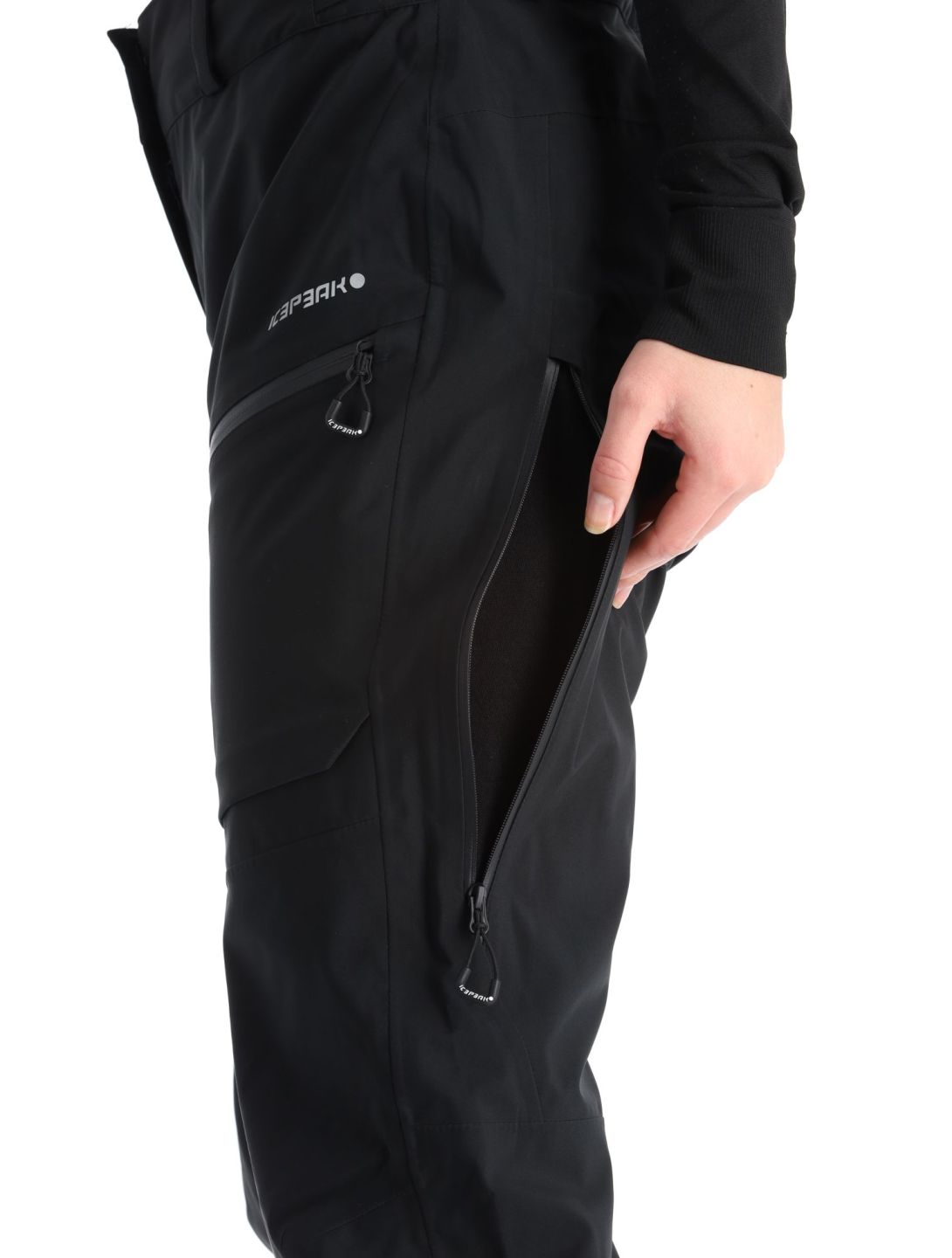 Icepeak, Fairborn pantalones de esquí hardshell mujeres Black negro 