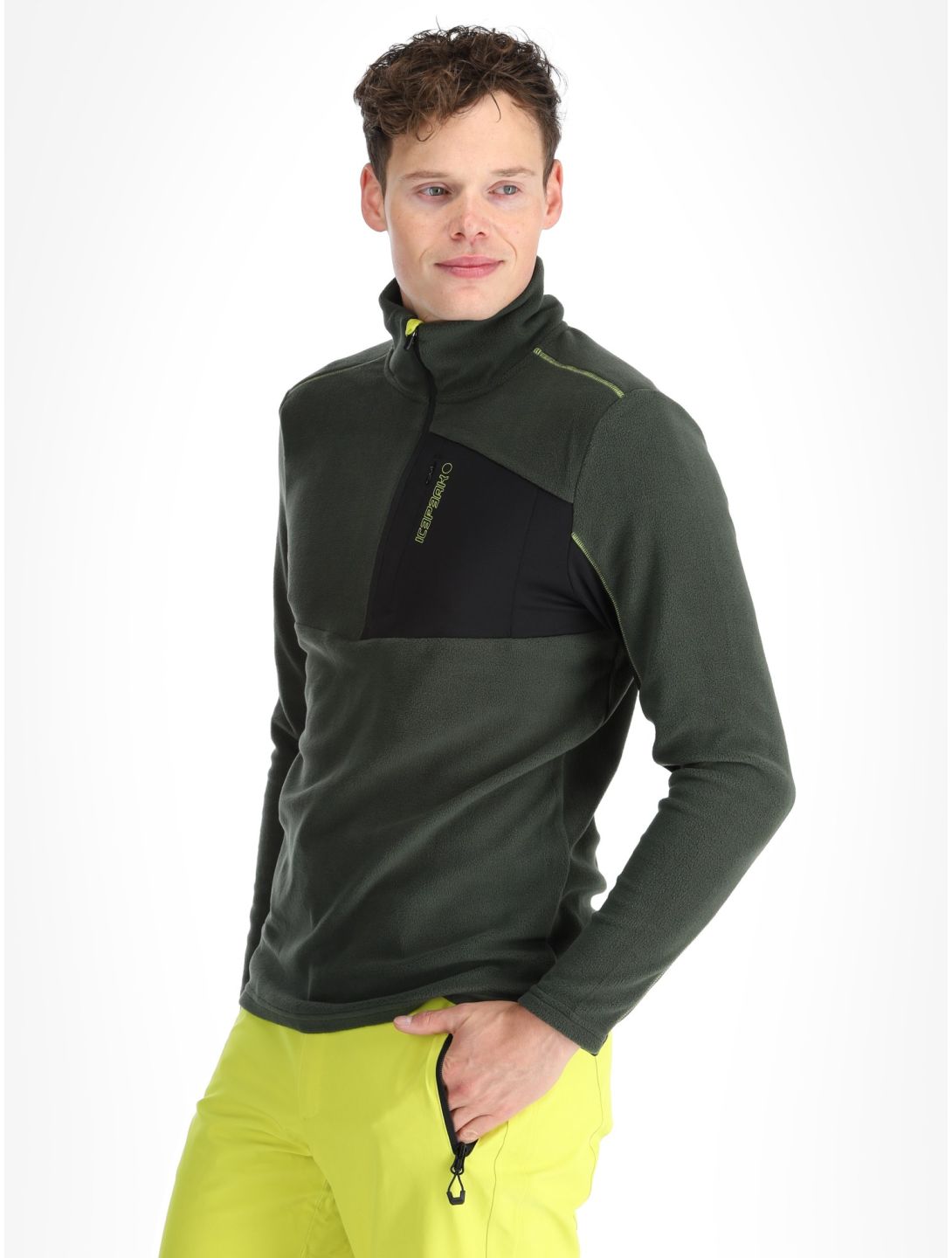 Icepeak, Fairmount jersey hombres Dark Olive verde 