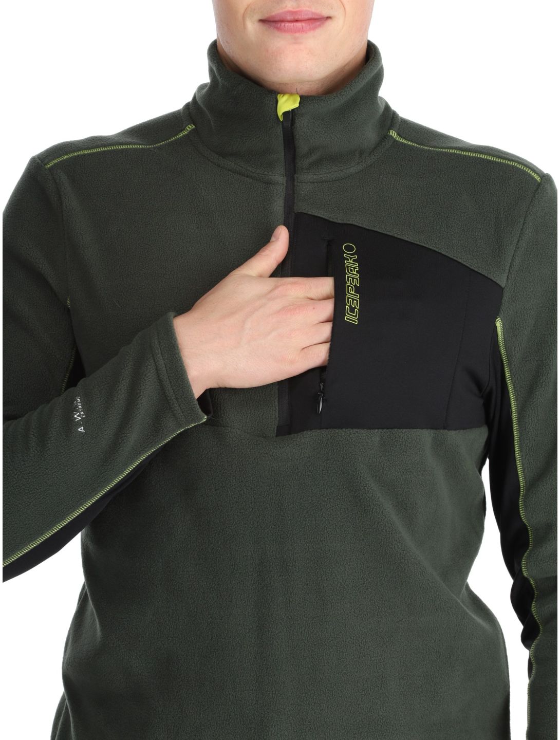 Icepeak, Fairmount jersey hombres Dark Olive verde 