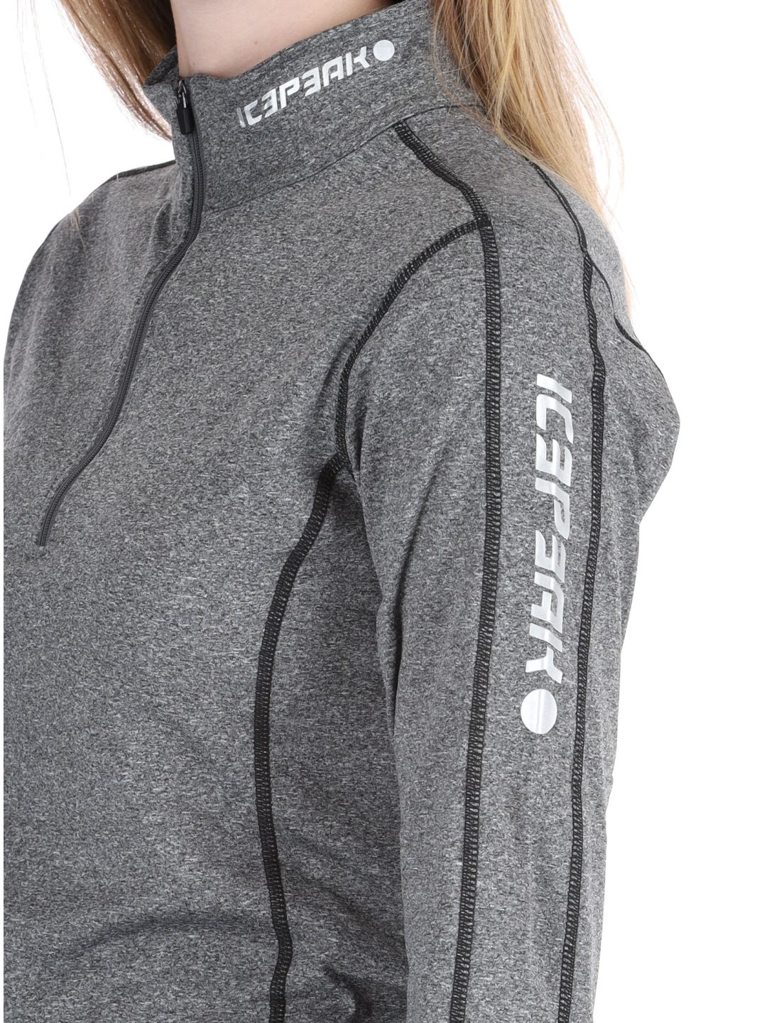 Icepeak, Fairview jersey mujeres Lead-Grey gris 