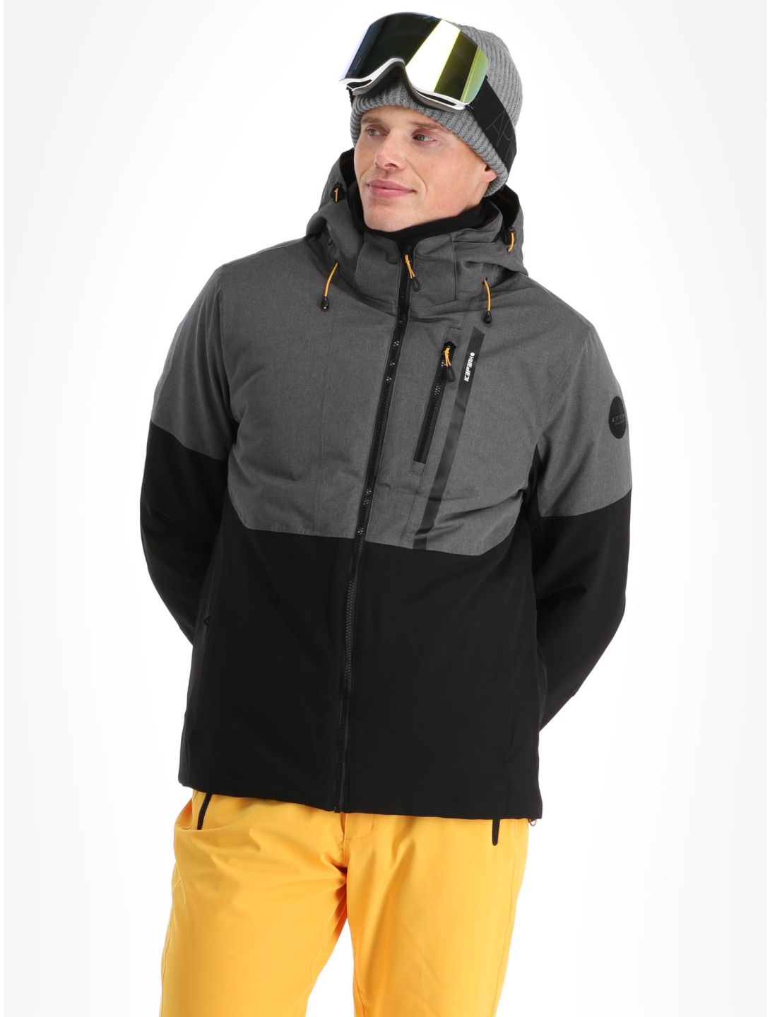 Icepeak, Falaise chaqueta de esquí hombres Black negro 