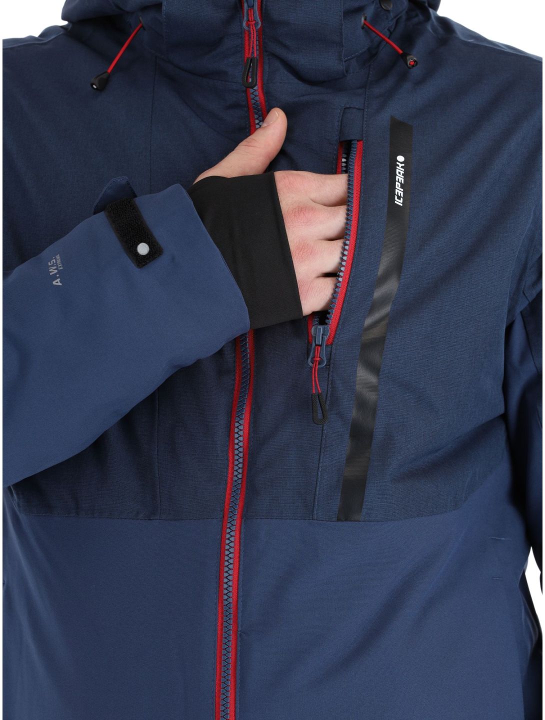 Icepeak, Falaise chaqueta de esquí hombres Dark Blue azul 