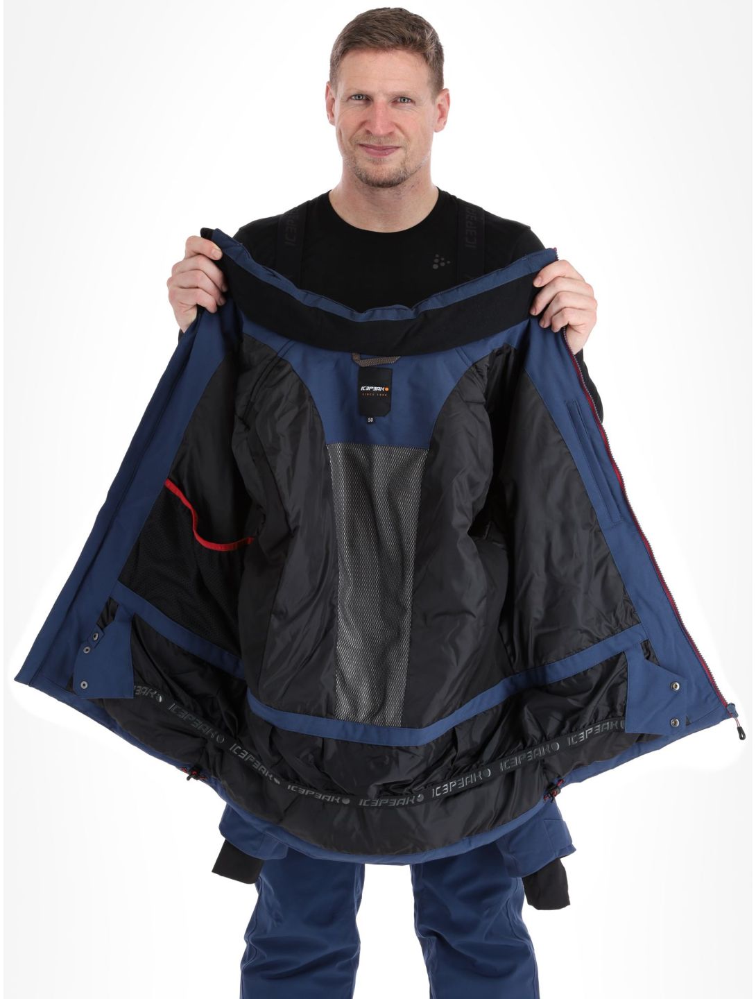 Icepeak, Falaise chaqueta de esquí hombres Dark Blue azul 