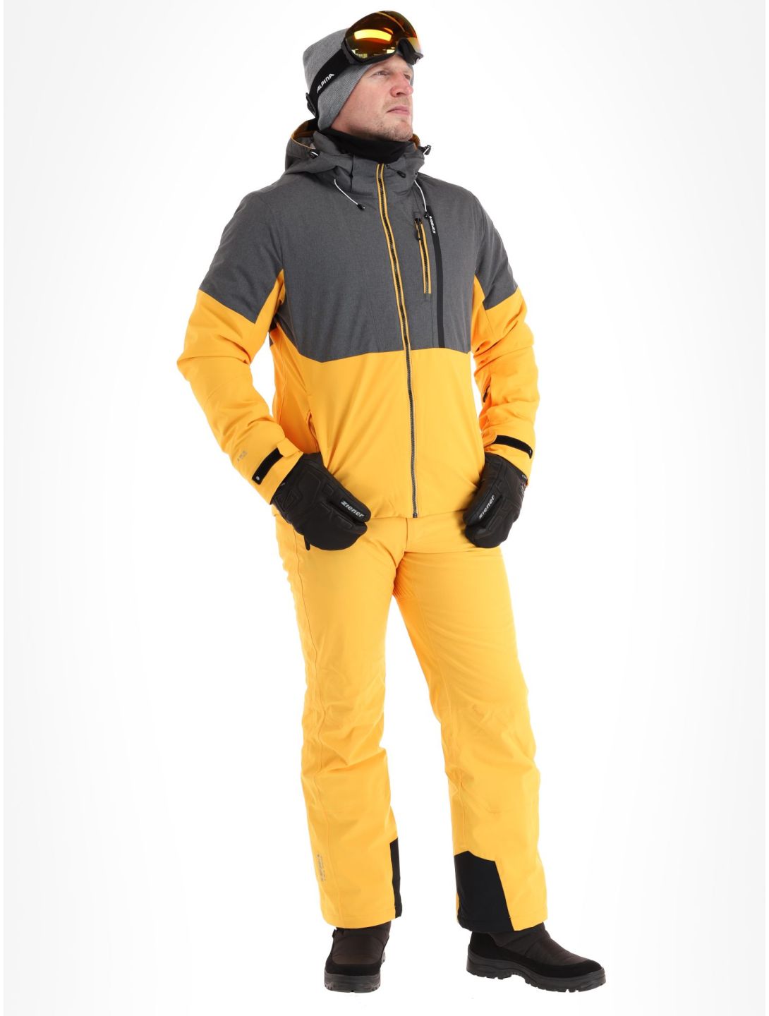 Icepeak, Falaise chaqueta de esquí hombres Yellow amarillo 