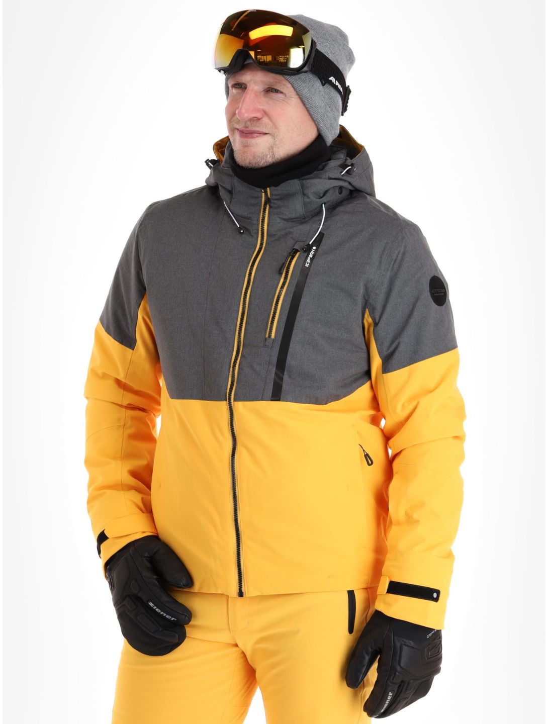 Icepeak, Falaise chaqueta de esquí hombres Yellow amarillo 