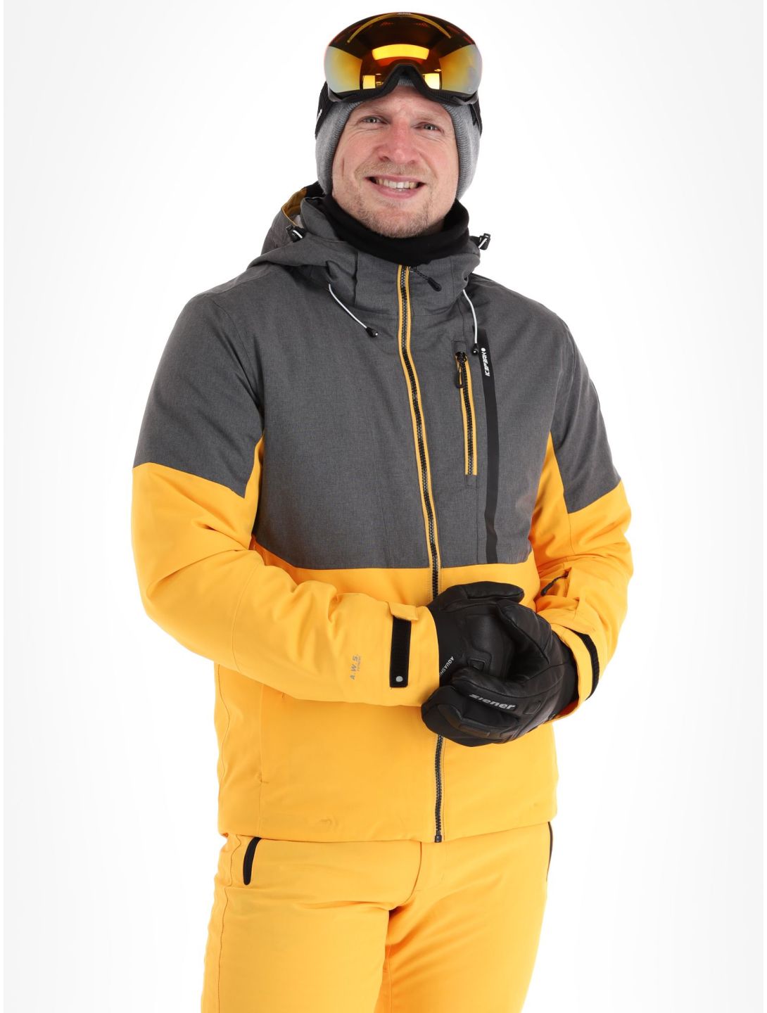 Icepeak, Falaise chaqueta de esquí hombres Yellow amarillo 