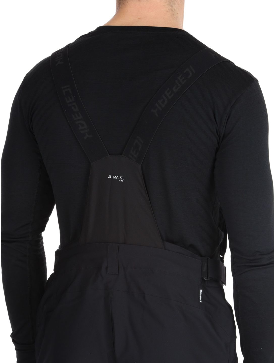 Icepeak, Farley pantalones de esquí hardshell hombres Black negro 